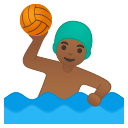 Android Pie; U+1F93D U+1F3FE U+200D U+2642 U+FE0F; Emoji
