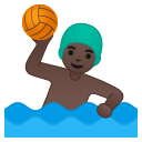 Android Pie; U+1F93D U+1F3FF U+200D U+2642 U+FE0F; Emoji