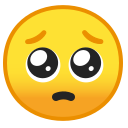 Android Pie; U+1F97A; Emoji