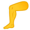 Android Pie; U+1F9B5; Emoji