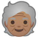 Android Pie; U+1F9D3 U+1F3FD; Adulte Plus Âgé: Peau 3 Emoji