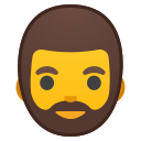 Android Pie; U+1F9D4; Homme À Barbe Emoji