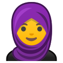 Android Pie; U+1F9D5; Mujer Con Pañuelo Emoji