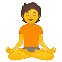Android Pie; U+1F9D8; Personne En Position Du Lotus Emoji