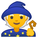 Android Pie; U+1F9D9; Emoji