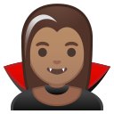 Android Pie; U+1F9DB U+1F3FD U+200D U+2640 U+FE0F; Emoji