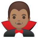 Android Pie; U+1F9DB U+1F3FD U+200D U+2642 U+FE0F; Homme Vampire: Peau 3 Emoji
