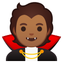 Android Pie; U+1F9DB U+1F3FD; Personne Vampire: Peau 3 Emoji