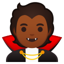 Android Pie; U+1F9DB U+1F3FE; Emoji