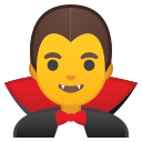 Android Pie; U+1F9DB U+200D U+2642 U+FE0F; Homme Vampire Emoji