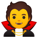 Android Pie; U+1F9DB; Vampiro (Pessoa) Emoji