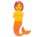 Android Pie; U+1F9DC; Ondin(e) Emoji