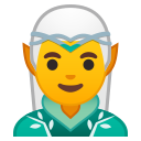Android Pie; U+1F9DD U+200D U+2642 U+FE0F; männliche Elfe Emoji