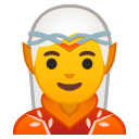 Android Pie; U+1F9DD; Personne Elfe Emoji