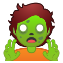 Android Pie; U+1F9DF; Personne Zombie Emoji