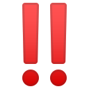 Android Pie; U+203C U+FE0F; Emoji