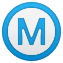 Android Pie; U+24C2 U+FE0F; Emoji