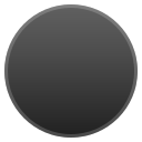Android Pie; U+26AB; Emoji