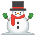 Android Pie; U+26C4; Emoji