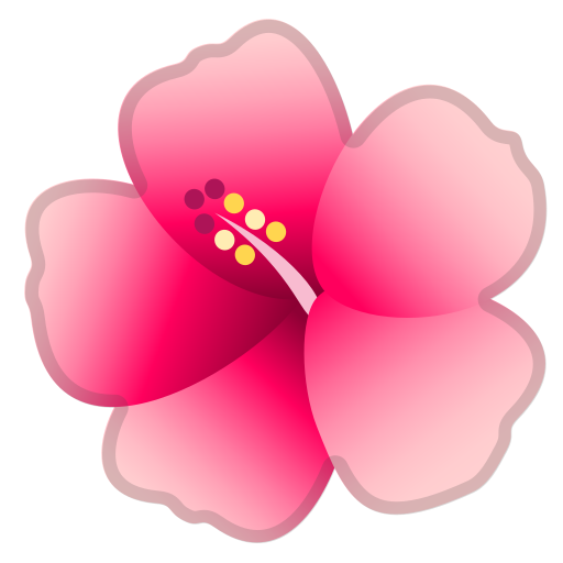 🌺 Flor De Hibisco Emoji