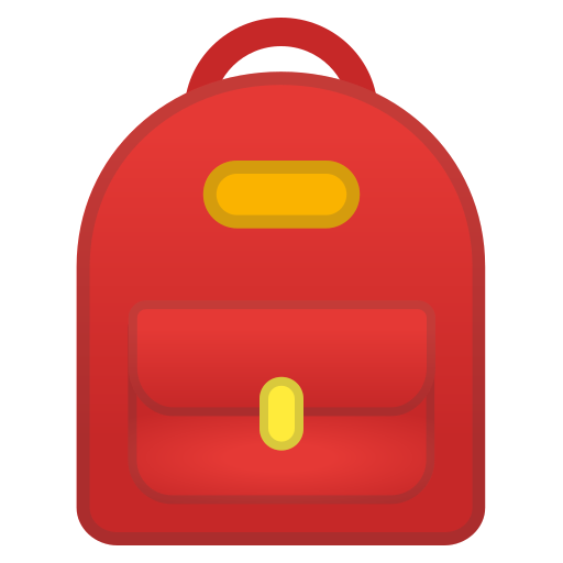 books and backpack emoji