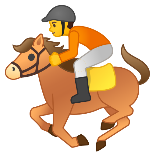 🏇 Jóquei em cavalo de corrida Emoji — Significado, Copiar e Colar,  Combinações