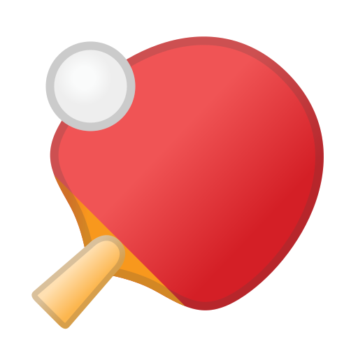 Bolinha De Ping Pong Rosto Engraçado. Emoji. Emoticon. Te Amo