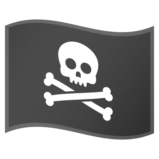 Skull and Crossbones Emoji (U+2620, U+FE0F)