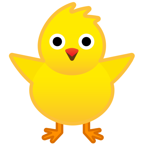 🐥 Küken von vorne-Emoji