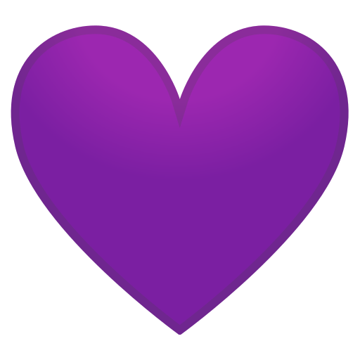 💜 Corazón Morado Emoji