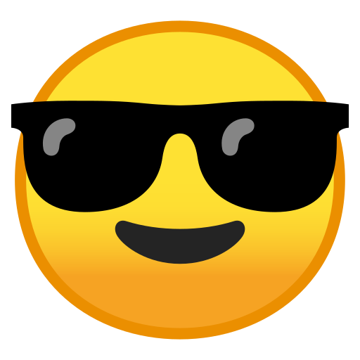 😎 Smiling Face With Sunglasses Emoji | Cool Face Emoji