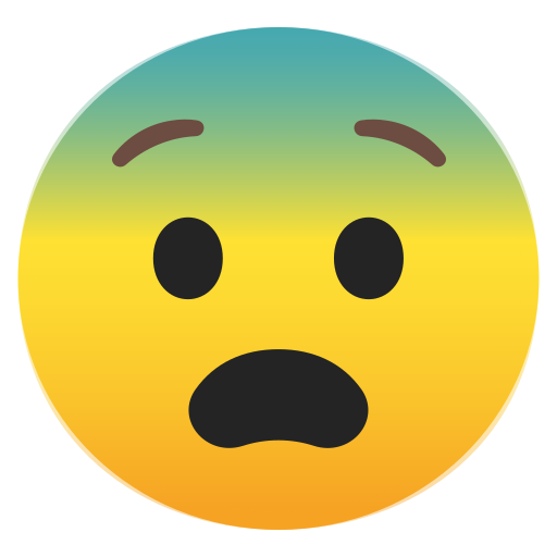 Fearful Face Emoji Fearful Emoji