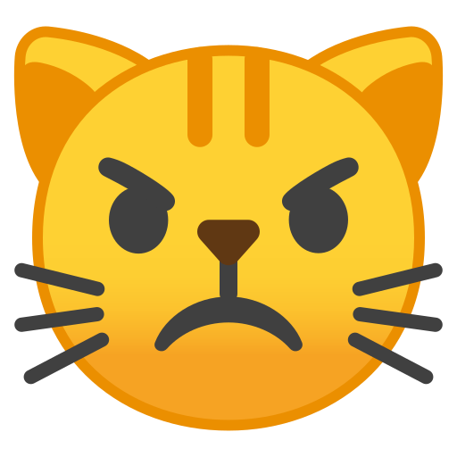 😾 Pouting Cat Emoji — Dictionary of Emoji, Copy & Paste