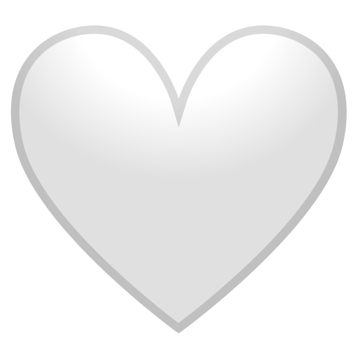 Transparent White Heart Emoji Png - melanieausenegal