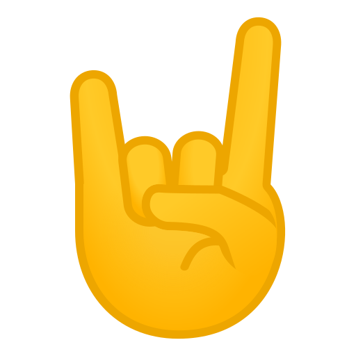 🤘 Cornes Avec Les Doigts Emoji