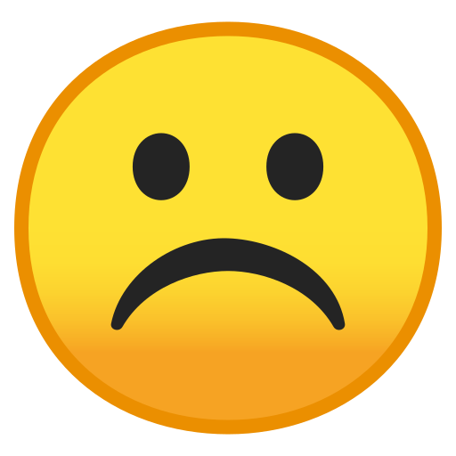 google unhappy face