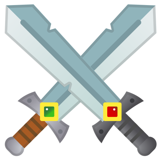⚔️ Crossed Swords on Twitter / X Twemoji 11.0