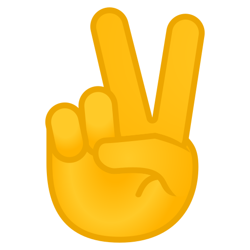 ✌️ V De La Victoire Emoji