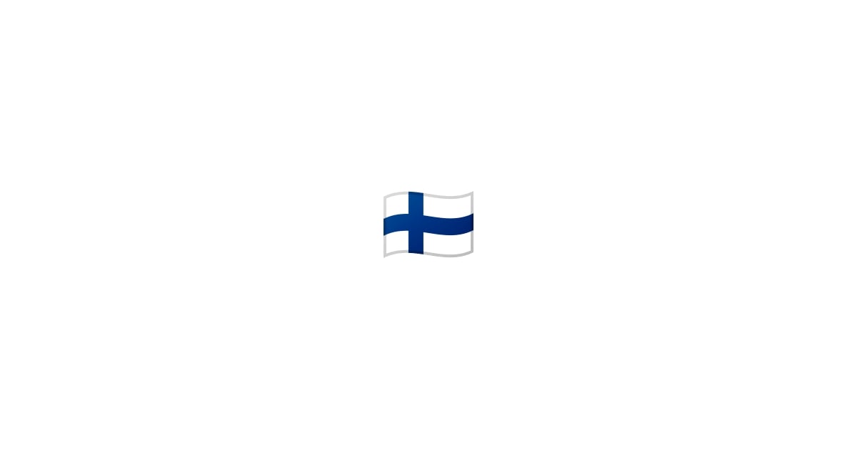 Flag Finland Emoji Flag Finland Emoji