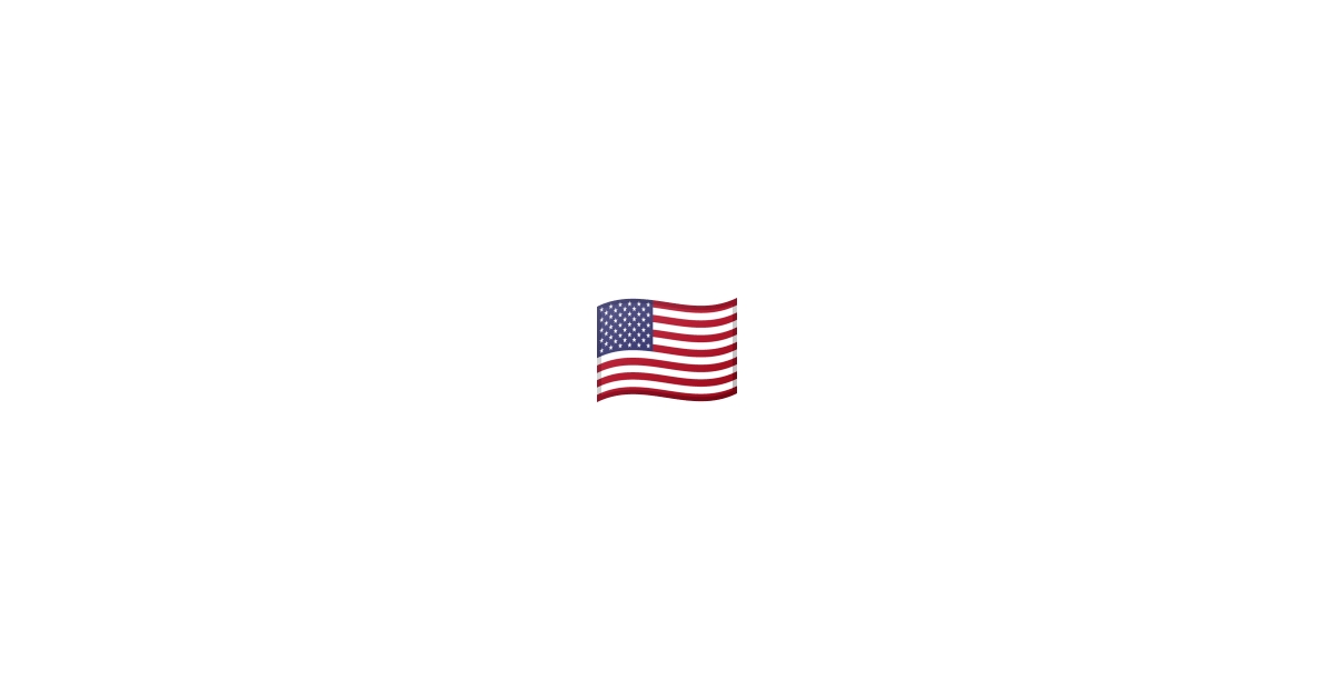 Here is the result for american flag emoji. 