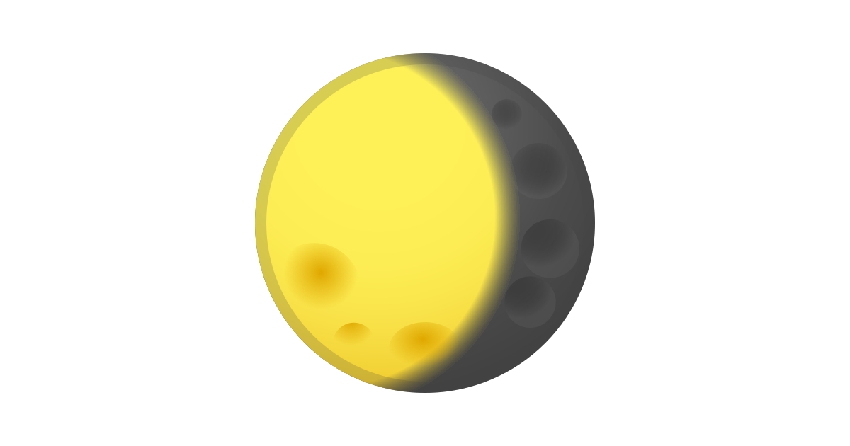 🌖 Waning Gibbous Moon Emoji