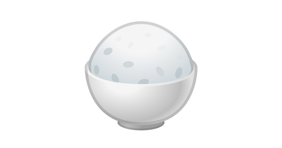 🍚 Arroz Cozido Emoji