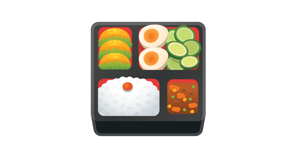 🍱 Boîte Déjeuner Emoji