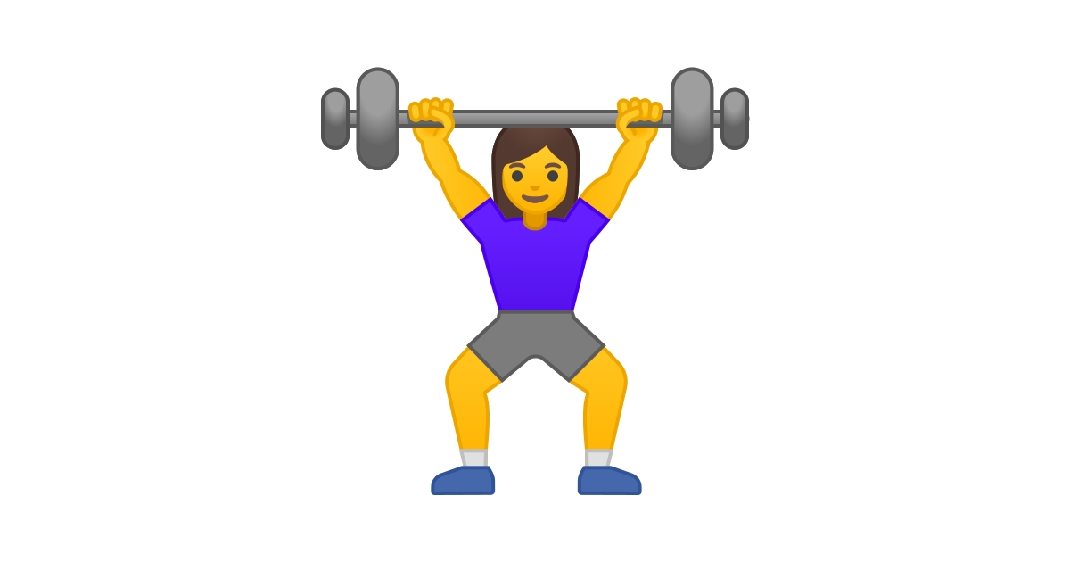 🏋️‍♀️ GewichtheberinEmoji