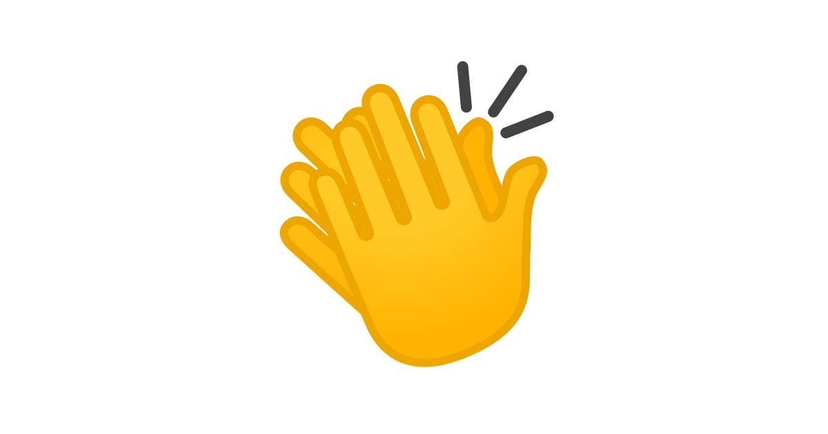 👏 Mani Che Applaudono Emoji