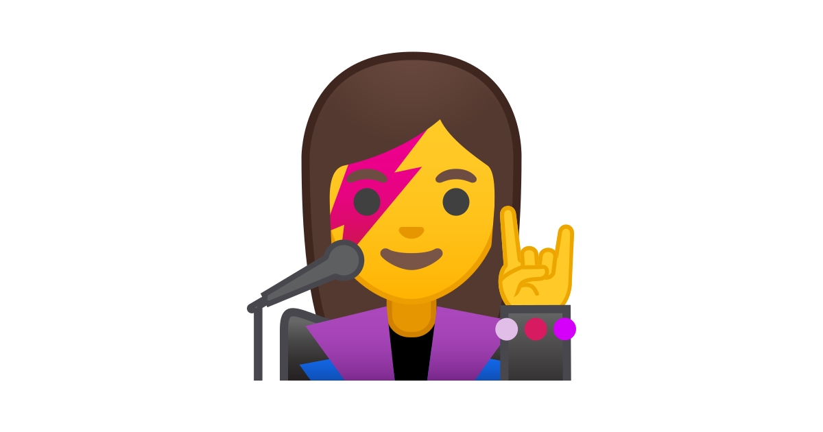 👩‍🎤 Woman Singer Emoji