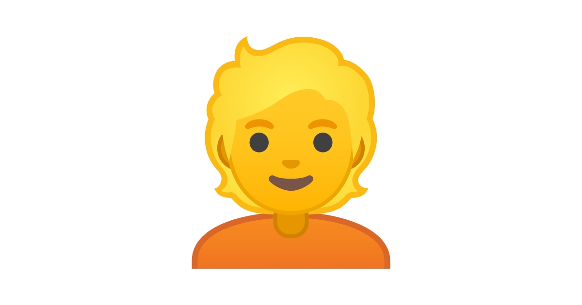 Blonde Hair Small Emoji - wide 6