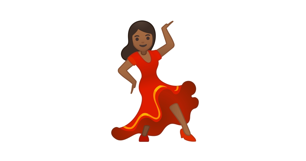 Danseuse Peau Mate Emoji   1f483 1f3fe 