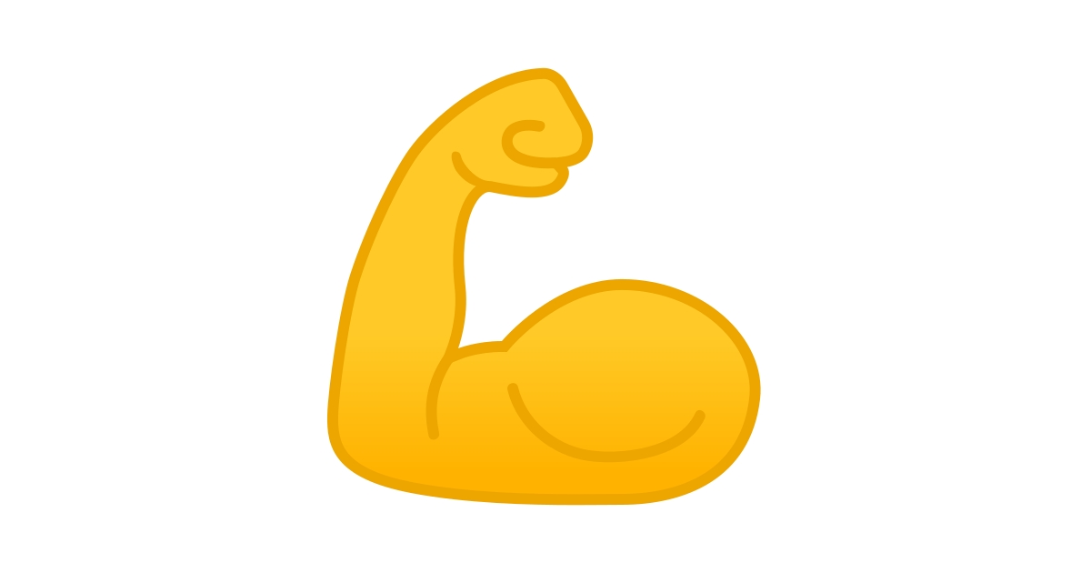 Unicode details for flexed biceps ( 💪) emoji. 