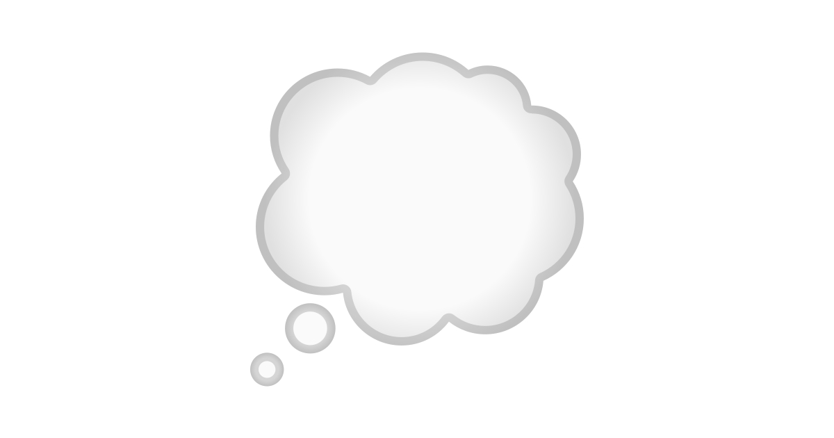 √ Thought Bubble Emoji Iphone